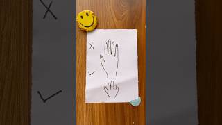 Easy Way to Draw a hand 🤚 #easyart #art #penart #shortvideo #drawing #pendrawing #satisfying