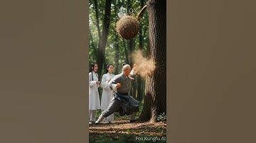 Skill vs. Power: Female Kung Fu Master vs. GIANT Strongman! | Fox Kung Fu AI