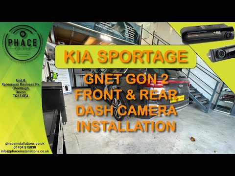 KIA SPORTAGE 2019 - GNET GON 2 FRONT & REAR DASH CAM INSTALLATION