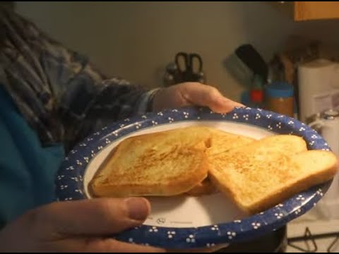Making Home Made French Toast & Coffee ASMR    {No Talking}