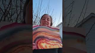 Painting inspired by agate #the100dayproject #rocks #agate #watercolor