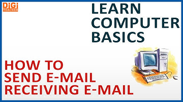 Learn Computer Basics || How To Send E- Mail & Receiving E- Mail Account (English) || Digi Teacher