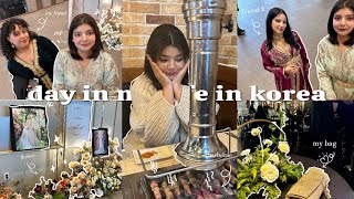 ذهبت لزفاف كوري بالقفطان المغربي🇲🇦🇰🇷  /days in my life in Korea.....go with me to Korean wedding