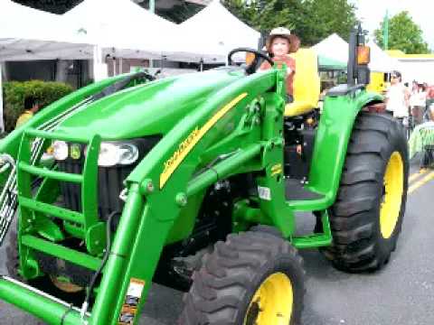big green tractor youtube