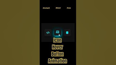 ✨How to create Icon Hover Effect using HTML & CSS | Multiple Icons | No JavaScript✨#coding #shorts
