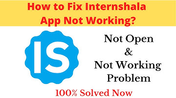 How to Fix Internshala App Not Working Problem Android & Ios- Not Open Problem Solved | AllTechapple
