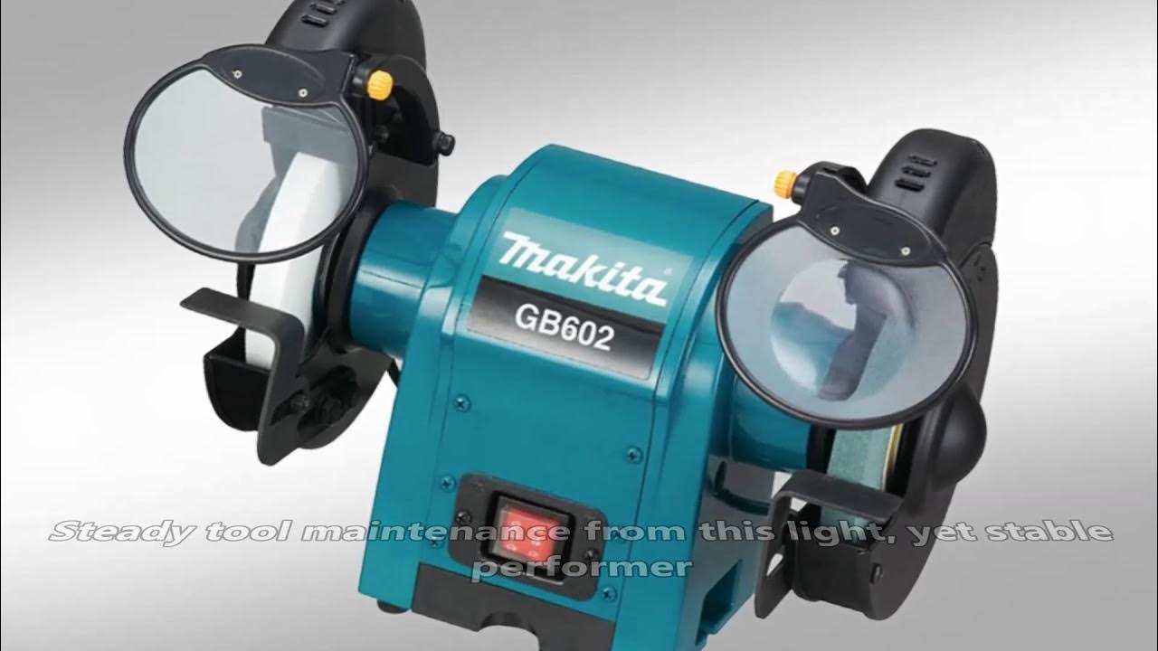 Makita Gb602 150mm Bench Grinder - YouTube