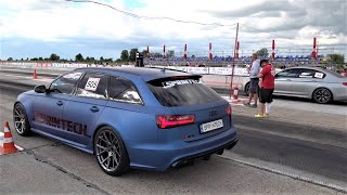 1000 HP Audi RS6 vs BMW M5 vs Mercedes AMG E63s - Drag Race