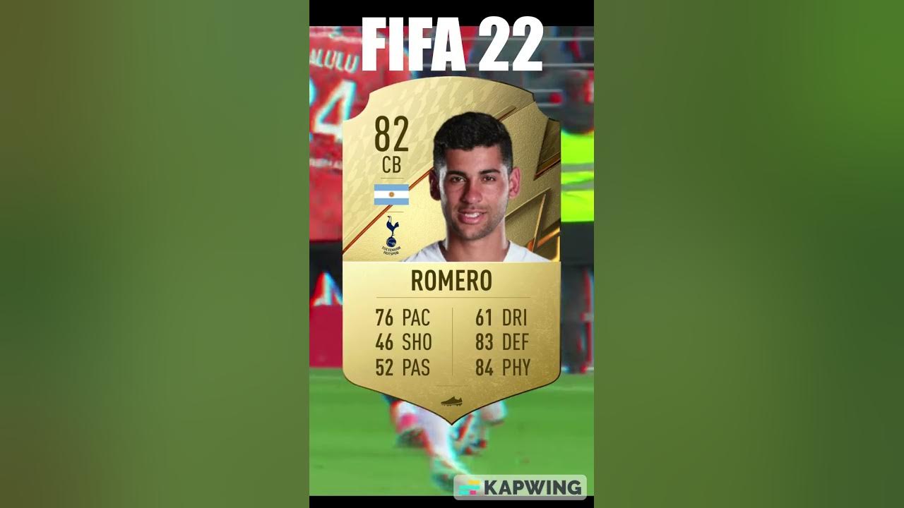 CRISTIAN ROMERO FIFA EVOLUTION FIFA 18 FIFA 23 shorts fifa YouTube
