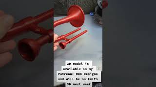 Mini Trombone!! #trombone #instrument #diy #3dprinting
