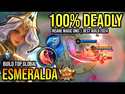 ESMERALDA BEST BUILD 2024 | BUILD TOP GLOBAL ESMERALDA GAMEPLAY | MOBILE LEGENDS✓