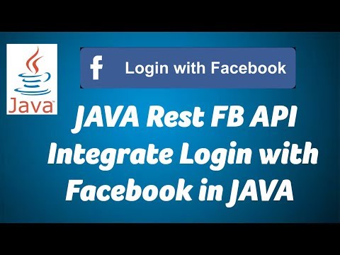 JAVA - Login with Rest FB API in Facebook 01 - Get User Name