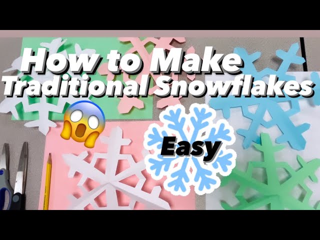6 Fast and Easy Snowflake Crafts – About Family Crafts