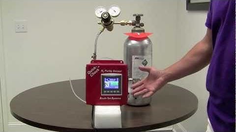 Quick-Check Nitrogen Purity Sensor Calibration