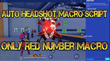 Onetap Headshot Macro for Bluestcaks. Bluestcaks 4 & Bluestacks 5 autoheadshot macro script.