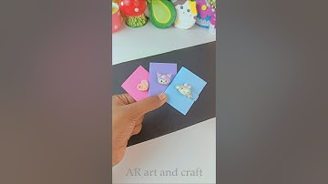✨DIY easy papercraft ideas📚 #shorts #youtubeshorts #art #craft