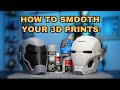 Tips  tricks for sanding 3d printed cosplay  making a motorized iron man mk42 helmet part 2