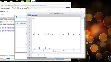 StatCrunch Creating DotPlot(2 variables)