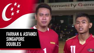 Singapore Sepaktakraw SEA Games Doubles Team