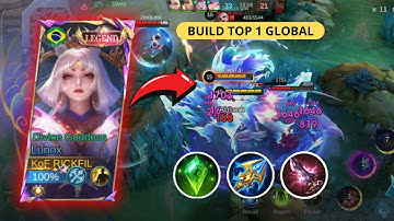 Insane Lunox Gameplay! Global Build Makes Solo Rank Too Easy | Mobile Legends