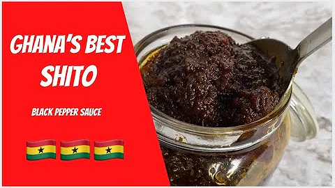 HOW TO MAKE THE BEST GHANAIAN SHITO | Ghanaian Black Chilli Sauce | Asha's Kitchen.