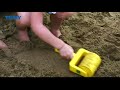 TOMY John Deere 15 Big Scoop Dump Truck With Sand Tools TOMY John Deere 15 Big Scoop Dump Truck With Sand Tools