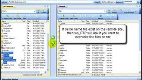How To Transfer Files Using WS-FTP