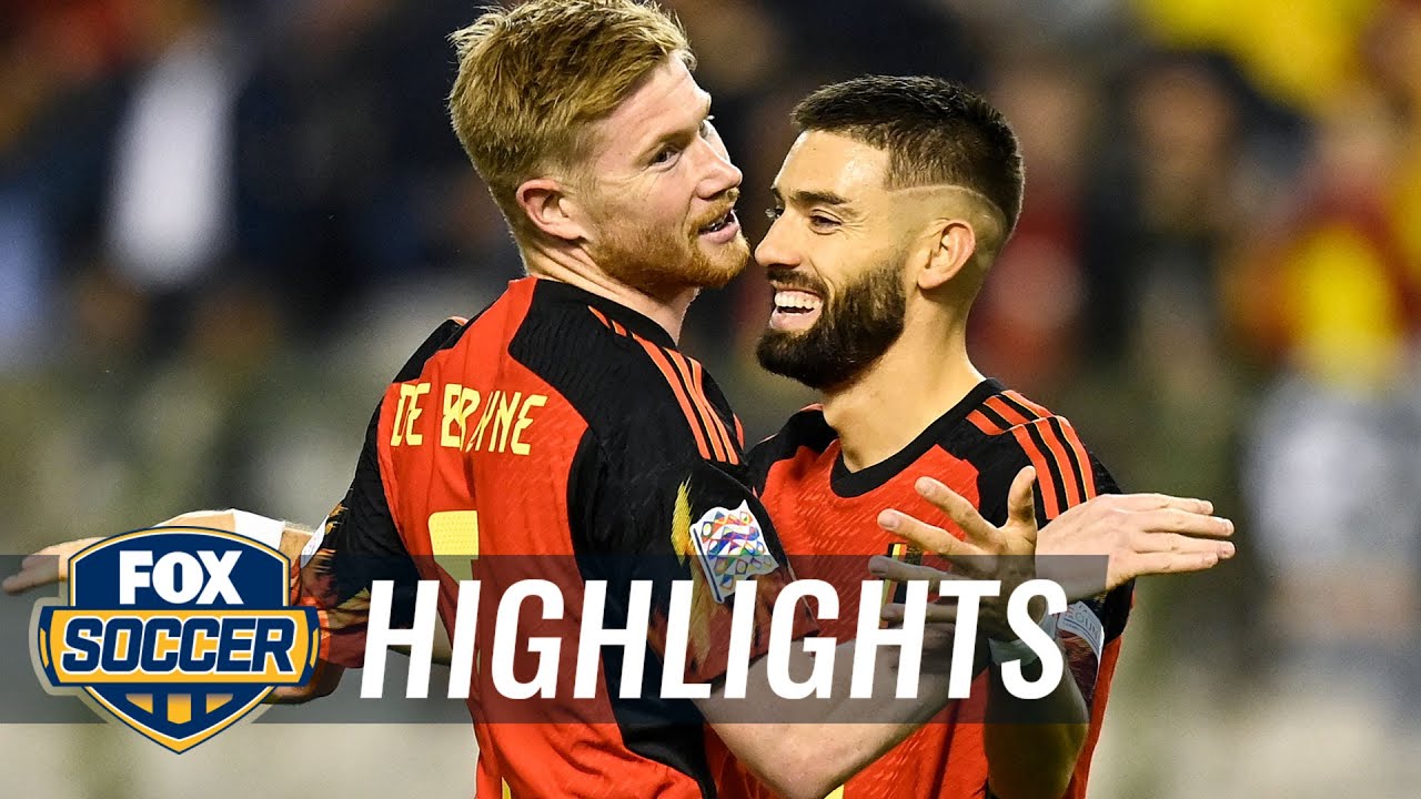 How Belgium beat Wales 2-1 in Nations League thanks to goals ...