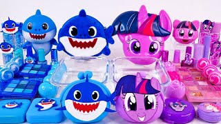My Little Pony \& Baby Shark Mixing Random Cute Slime | My Little Pony Slime Mixing | HP Slime