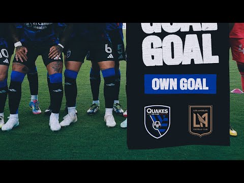 LAFC OWN GOAL: Sj vs LAFC at Levi's Stadium