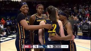 Last two minutes of Indiana Fever vs Dallas Wings