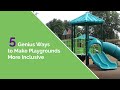 Accessible Outdoor Playground Swings Canada