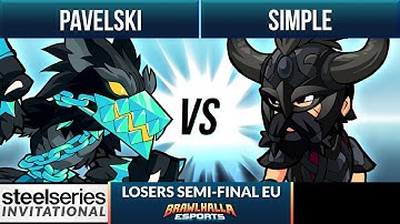 Pavelski vs Simple - Losers Semi-Final - SteelSeries Invitational 2022 - EU 1v1