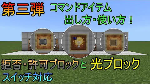 許可ブロックマイクラ
