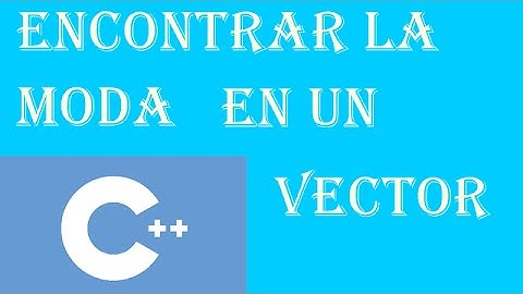 C++ Encontrar la Moda en un Arreglo
