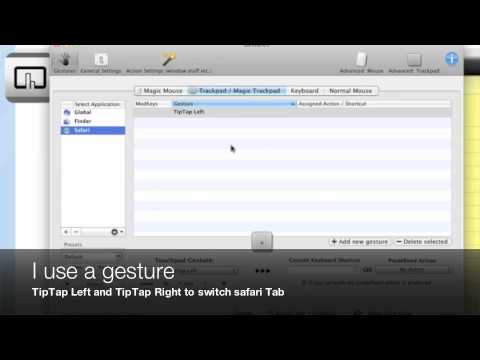 trackpad gestures safari