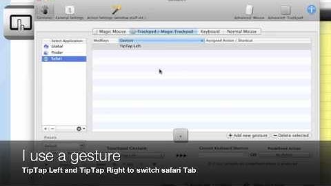 How To Switch Safari Tab With TrackPad Gestures