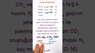 KİMYASAL HESAPLAMALAR - KARIŞIM PROBLEMLERİ Resimi