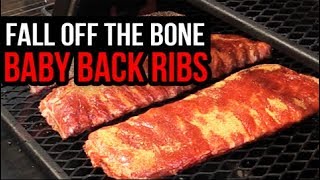 Baby Back Ribs "Fall-Off-The-Bone" on Lone Star Grillz Offset Smoker
