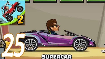 Hill Climb Racing 2 - SUPERCAR New Car Gameplay Walkthrough Part 25 (iOs, android)