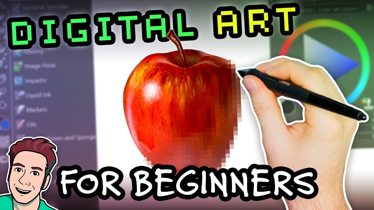 Digital Drawing Easy Digital Art Ideas For Beginners - eueminhafamiliasouza