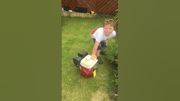 Hovercraft project 2018 first run of the engine