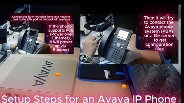 Setup Avaya IP phone #avaya #repairs #technical