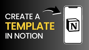 How to Create a Template in Notion | In 1 Minute!
