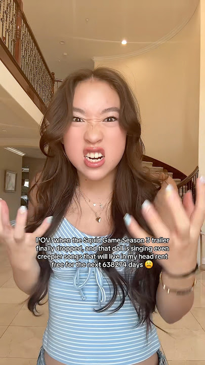 Creepy song, creepy doll…Squid Game Season 3 🫣👧🏻🚦 #reaganto #netflix #squidgame #doll #creepy