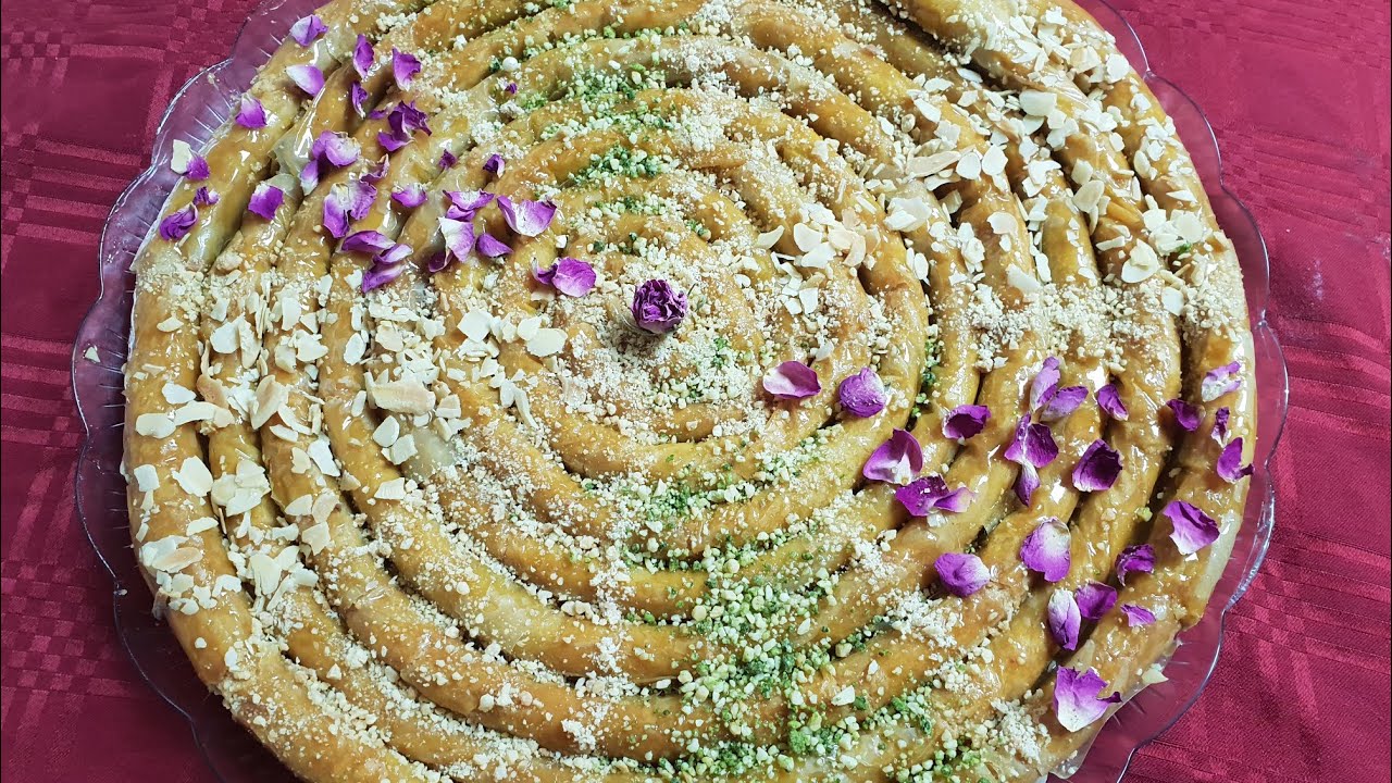 اسرار نجاح محنشة اللوز بورقة الفيلو للمناسبات مع شيف سناء