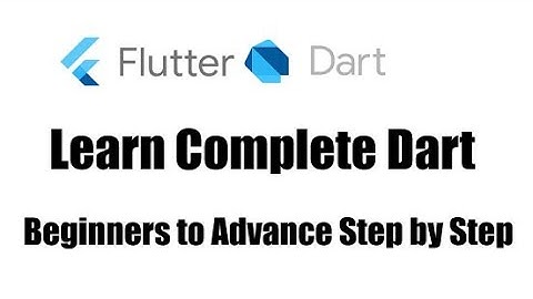 Complete Dart Tutorial in Hindi - Complete Dart Course for Beginners to Advanced