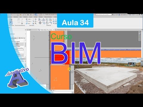 Curso BIM – Aulas de Revit – Aula 34/64 – Lajes de Fundação – Autocriativo