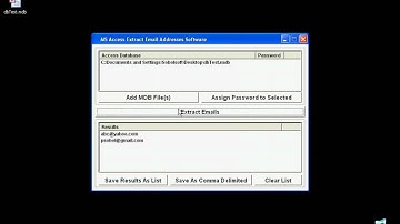 Sobolsoft com How To Use MS Access Extract Email Addresses Software