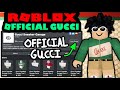 GUCCI is the first ever fashion brand to officially create clothes on Roblox!